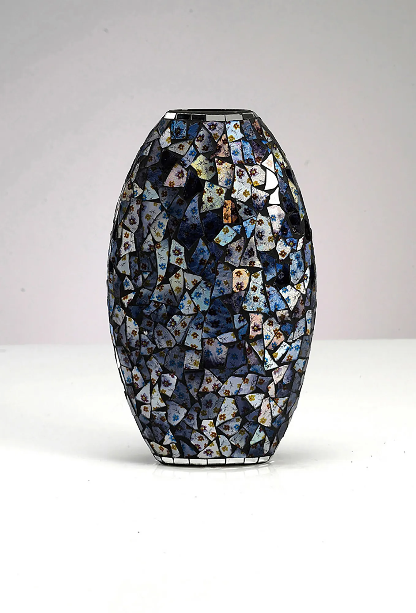 Myra Mosaic Art Glassware Diyas Home Vases